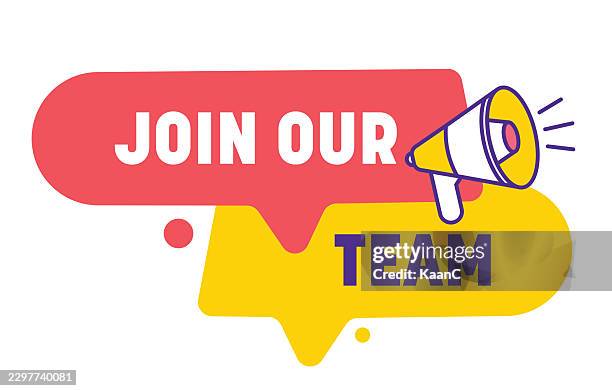 join our team. speech bubble sign vector stock illustration - we want you vector stock illustrations
