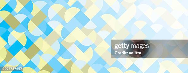 abstract geometric background - patch quilt stock illustrations