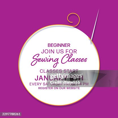 Sewing Classes Advertisement Template Sewing Classes Advertisement Template