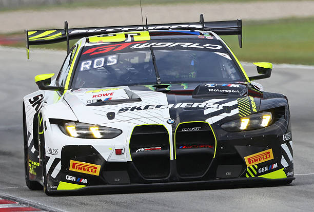 Valentino Rossi, of Team WRT, drives a BMW M4 GT3 EVO during the Qualifying 1 Group A of the GT World Challenge Europe powered by AWS 2026, at...