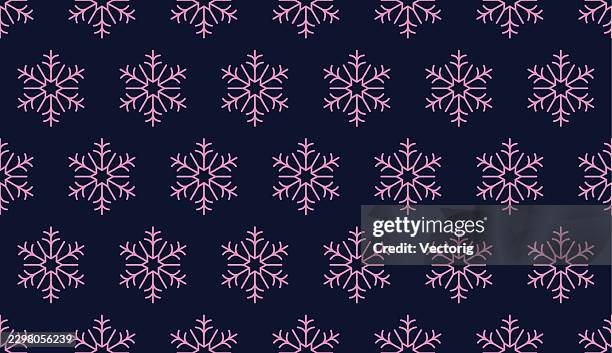regular snowflake grid pattern - regular stock illustrations