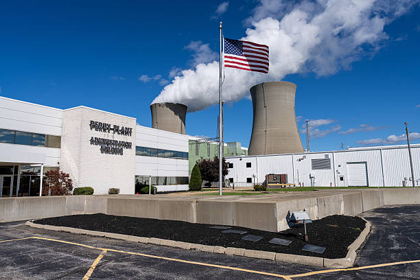 The Perry Nuclear Power Plant in Perry, Ohio, US, on Monday, Oct. 5, 2026. The Trump administration plans to offer a roughly $4-billion loan package...
