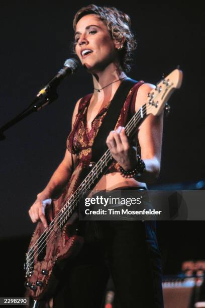 Sheryl Crow performing at Lilith Fair 1999 at Shoreline Amphitheater in Mountain View Calif. On July 14th, 1999. Image By: Tim Mosenfelder/ImageDirect