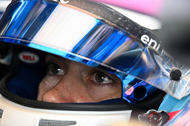 Franco Colapinto of Argentina and Alpine F1 prepares to drive during final practice ahead of the F1 Grand Prix of Bahrain in Malaysia at Sepang...