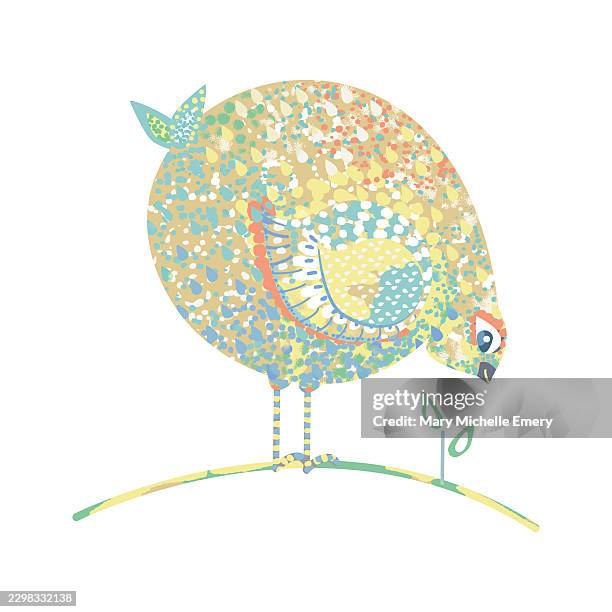 cute and colourful big bird - patient appreciation stock illustrations