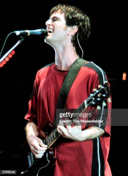 Dan Wilson of Semisonic performing at Shoreline Amphitheater in Mountain View Calif. On August 19th, 1999. Image By: Tim Mosenfelder/ImageDirect