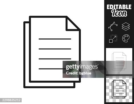 Document copy. Icon for design. Easily editable Document copy. Icon for design. Easily editable