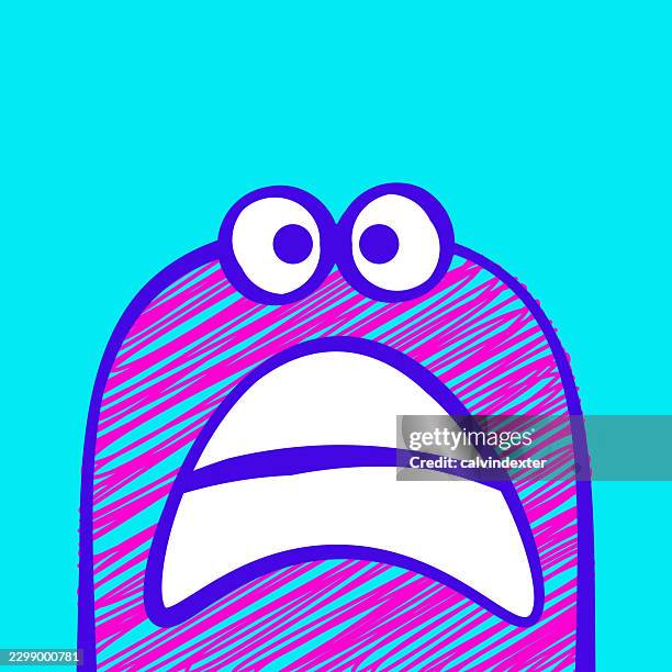 angry emoji cartoon scribble doodle style - customer feedback stock illustrations