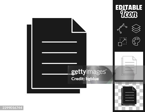 Document copy. Icon for design. Easily editable Document copy. Icon for design. Easily editable