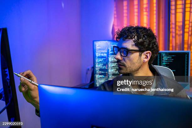 cloud security architect designs protected data ecosystems. - javascript stock pictures, royalty-free photos & images