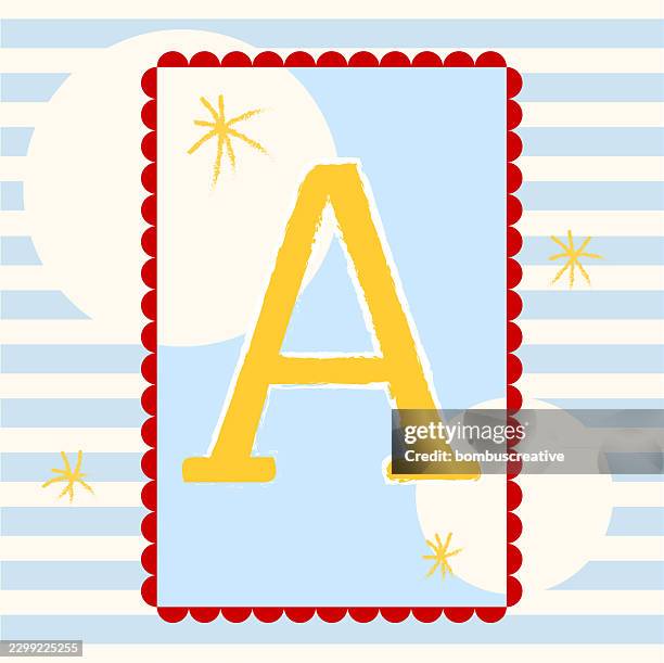 a letter design on a colorful background - animation background stock illustrations