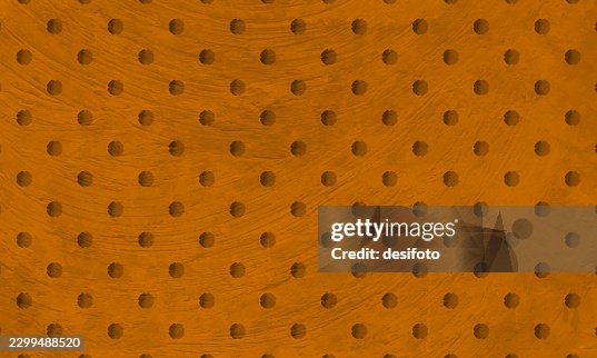 Spotted dotted all over circular dots pattern old rough rustic adobe material scratched wall brown color gradient full frame vector background Spotted dotted all over circular dots pattern old rough rustic adobe material scratched wall brown color gradient full frame vector background