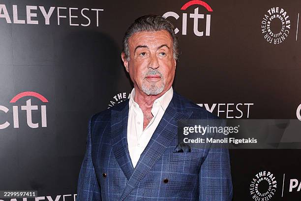 Sylvester Stallone attends screening of "Tulsa King" during PaleyFest NY 2026 at The Paley Museum on October 10, 2026 in New York City.