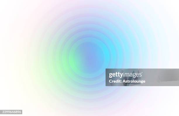 iridescent round gradient circles background - ribbed paper stock illustrations