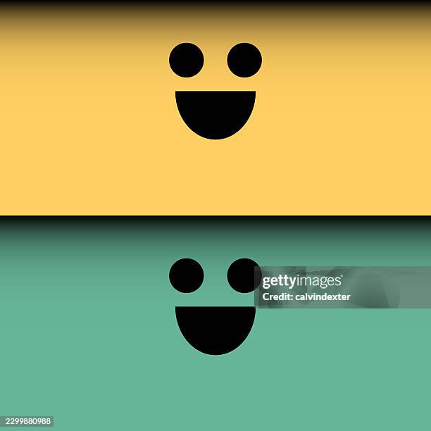 happy colorful emojis - customer feedback background stock illustrations