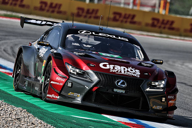 The Akkodis ASP Team Lexus, RC F LMGT3 of Petru Umbrarescu, Clemens Schmid, and Jose Maria Lopez in action during practice for the 6 Hours of...