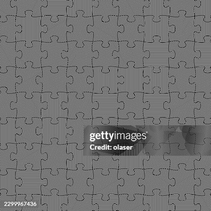 Gray interlocking puzzle pieces form a dense seamless pattern with fine horizontal and diagonal stripe textures, creating a monochrome, repetitive surface with subtle variation and rhythm. Gray interlocking puzzle pieces form a dense seamless pattern with fine horizontal and diagonal stripe textures, creating a monochrome, repetitive surface with subtle variation and rhythm.