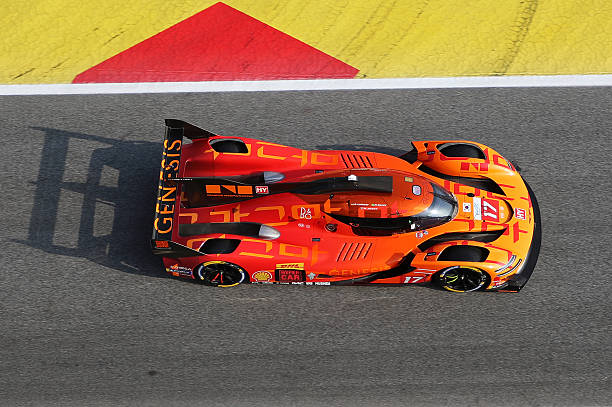 Pipo Derani, Mathys Jaubert and Andre Lotterer, of Genesis Magma Racing, drive a Genesis GMR-001 during free practice 2 of the 6 Hours of Barcelona...