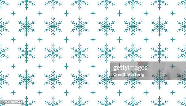 regular snowflake grid pattern - regular stock illustrations