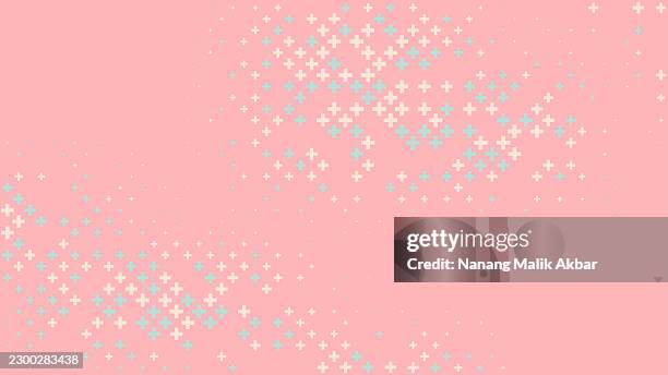 colorful halftone gradient pattern for background design - abstract plus pattern stock illustrations