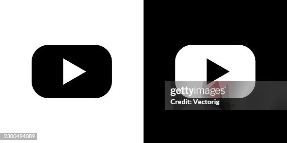 Play Button Icon Light Dark Mode Variations Play Button Icon Light Dark Mode Variations