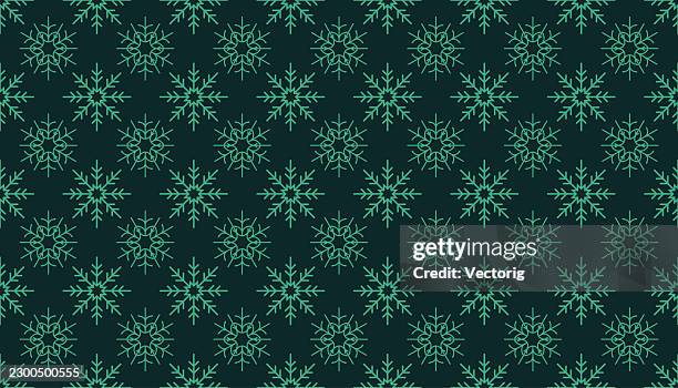 regular snowflake grid pattern - regular stock illustrations