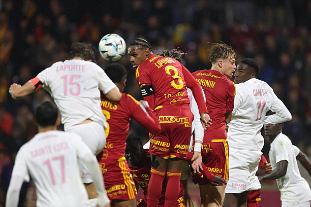 Raphael Lipinski of Rodez during Ligue 2 BKT match between Rodez and Montpellier at Paul Lignon Stadium on October 19, 2026 in Rodez, France.
