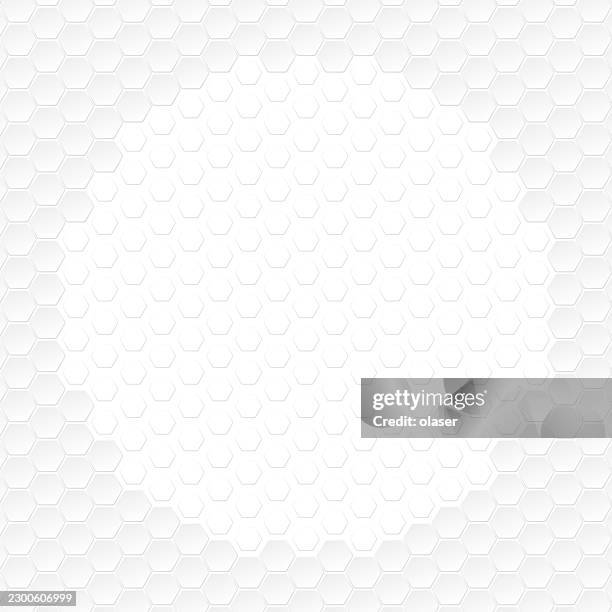 white hexagonal pattern with subtle raised cells and soft shading across a clean, minimal surface. - white suit stock illustrations