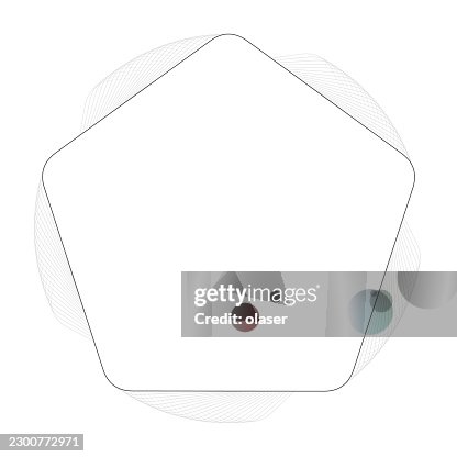 A minimalist five-sided outline sits centered on a white background, surrounded by faint overlapping curved line patterns that create a clean, geometric decorative frame. A minimalist five-sided outline sits centered on a white background, surrounded by faint overlapping curved line patterns that create a clean, geometric decorative frame.