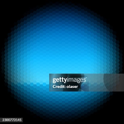 Glowing blue circular gradient with a textured hexagonal pattern fading into a dark black background, creating a luminous center and soft edge contrast. Glowing blue circular gradient with a textured hexagonal pattern fading into a dark black background, creating a luminous center and soft edge contrast.