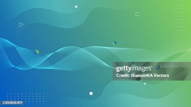 abstract modern corporate business vector background for presentation slide show, vibrant colorful geometric wave pattern brochure cover, futuristic web landing page banner with copy space - powerpoint presentation stock illustrations