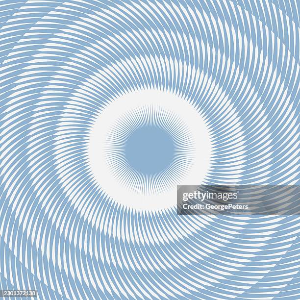 concentric spiral light beams and circles background - face recognition abstract stock illustrations