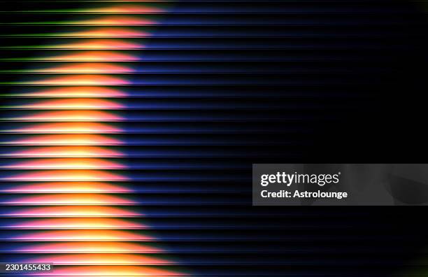 spectrum color gradient abstract background with curve light - corrugated sheets stock illustrations
