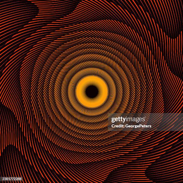 concentric spinning stripes pattern abstract background - iris flower background stock illustrations