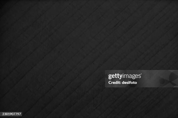 slanted striped grooved lines all over pattern on elegant vintage style dark gray black full frame vector background with subtle grooved design textured wallpaper, backdrop with tree bark or tree trunk like wrinkled grooves - black plaster texture stock illustrations