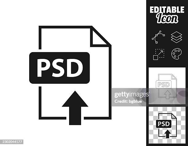 psd file upload. icon for design. easily editable - transfer pricing documentation stock illustrations