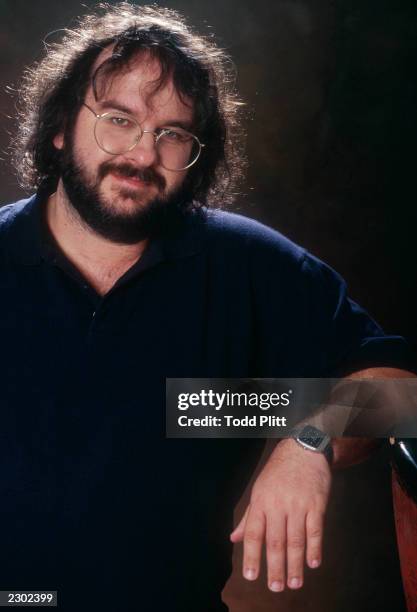 Portrait of Peter Jackson, Director of the film, Lord Of The Rings, photographed at the Waldorf Astoria hotel in New York. 12/5/2001. Photo by Todd...
