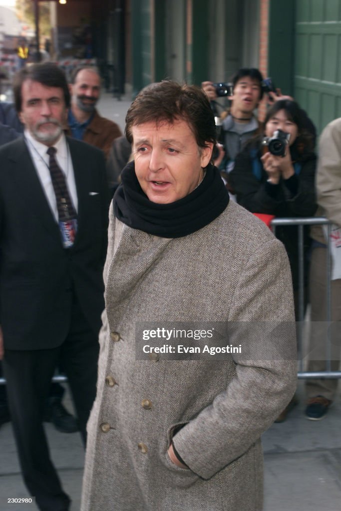 Paul McCartney attends an art exhibition featuring his paintings ...