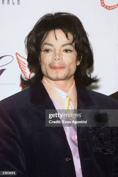 Michael Jackson honored at the G & P Foundation's 'Angel Ball' benefit gala for cancer research at the Marriott Marquis Hotel in New York City....