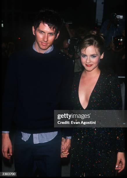 Alicia Silverstone with boyfriend Chris Jarecki at the New York screening of Miramax's 'Love's Labour's Lost' at the Paris Theatre. 06/05/00 Photo by...