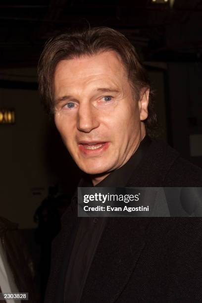 Actor Liam Neeson at the 'Miracle on 34th Street' all-star concert at Madison Square Garden. . Photo: Evan Agostini/Getty Images