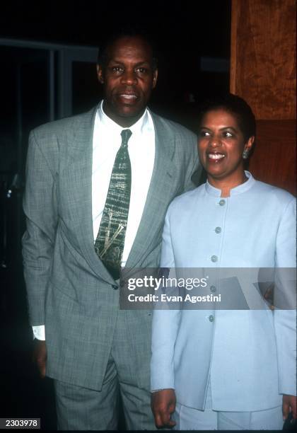 New York City Amnesty Int'l USA's Fourth Annual 'Media Spotlight Awards' Actor Danny Glover with wife Asake. Photo by Evan Agostini/ImageDirect