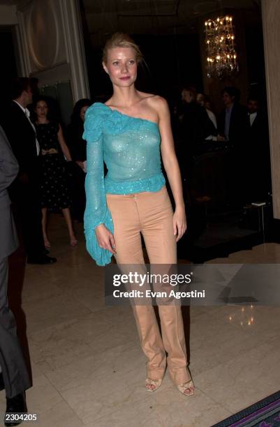 Gwyneth Paltrow at the world premiere of 'DUETS' at the 25th annual Toronto film festival 9/9/00. Photo by Evan Agostini/ImageDirect