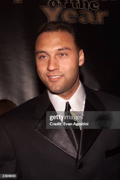 Baseball player Derek Jeter at Sports Illustrated's 'Sportsman of the Year' award ceremony at the Beacon Theater, in New York City. . Photo: Evan...