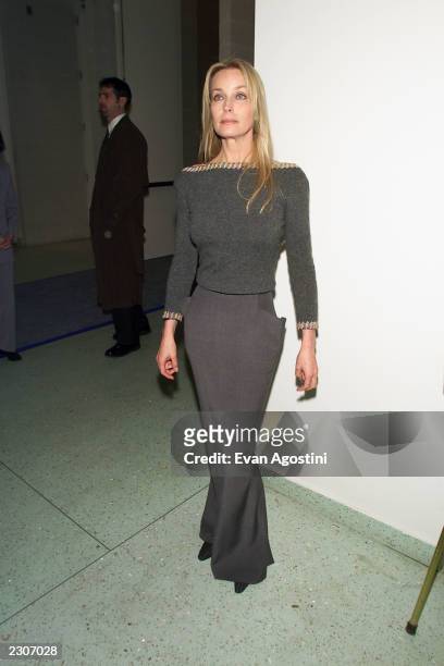 Actress Bo Derek arrives at Cosmopolitan's 5th Annual 'Fun, Fearless Females of the Year' luncheon at the Metropolitan Pavilion in New York City. ....