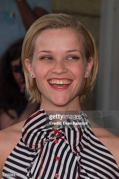 Actress Reese Witherspoon arrives at a special screening of the film 'Legally Blonde' in Southampton, New York. 6/7/2001. Photo: Evan Agostini/Getty...