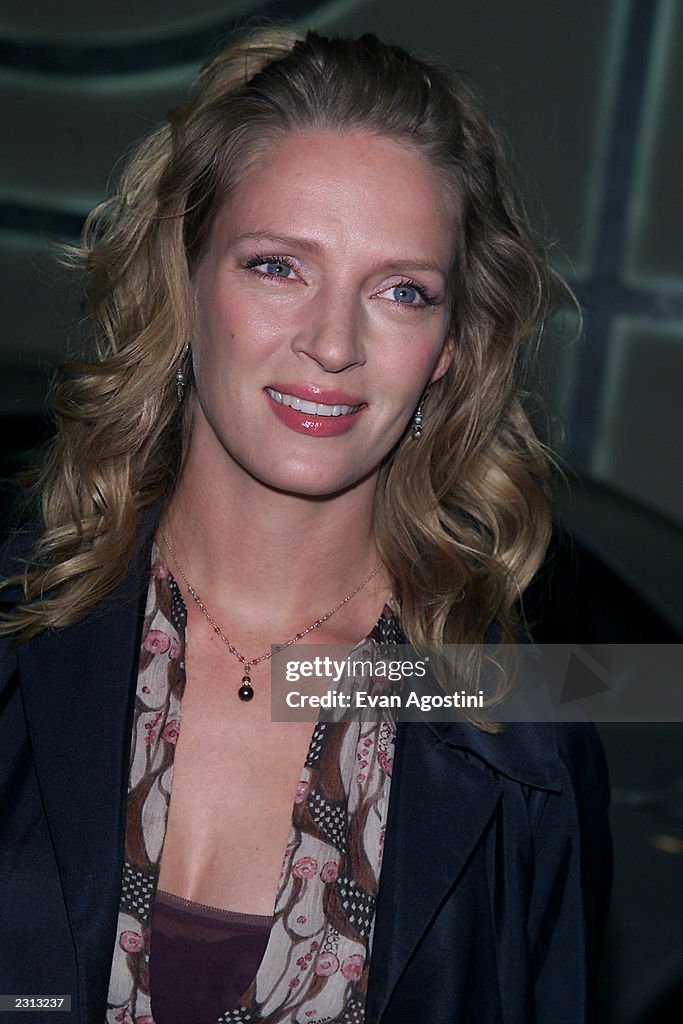 Uma Thurman honored with the Actor Award at the Independent Feature ...