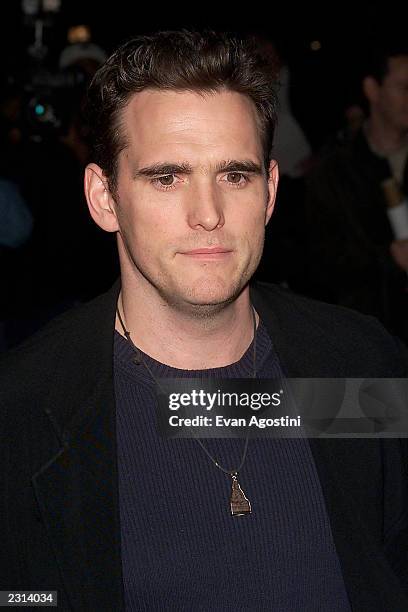 Matt Dillon at The Leary Firefighters Foundation Benefit at The Park Restaurant in New York City. . Photo: Evan Agostini/ImageDirect.