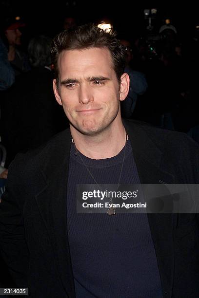 Matt Dillon at The Leary Firefighters Foundation Benefit at The Park Restaurant in New York City. . Photo: Evan Agostini/ImageDirect.