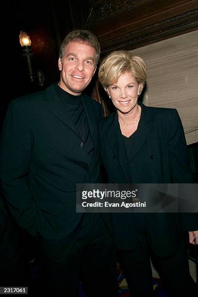 Joan Lunden with husband Jeff Konigsberg attend an "Ali" screening dinner at Le Cirque in New York City.. Photo: Evan Agostini/ImageDirect